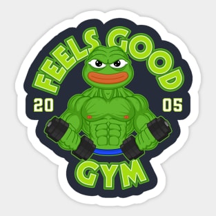 Feels Good Gym Sticker